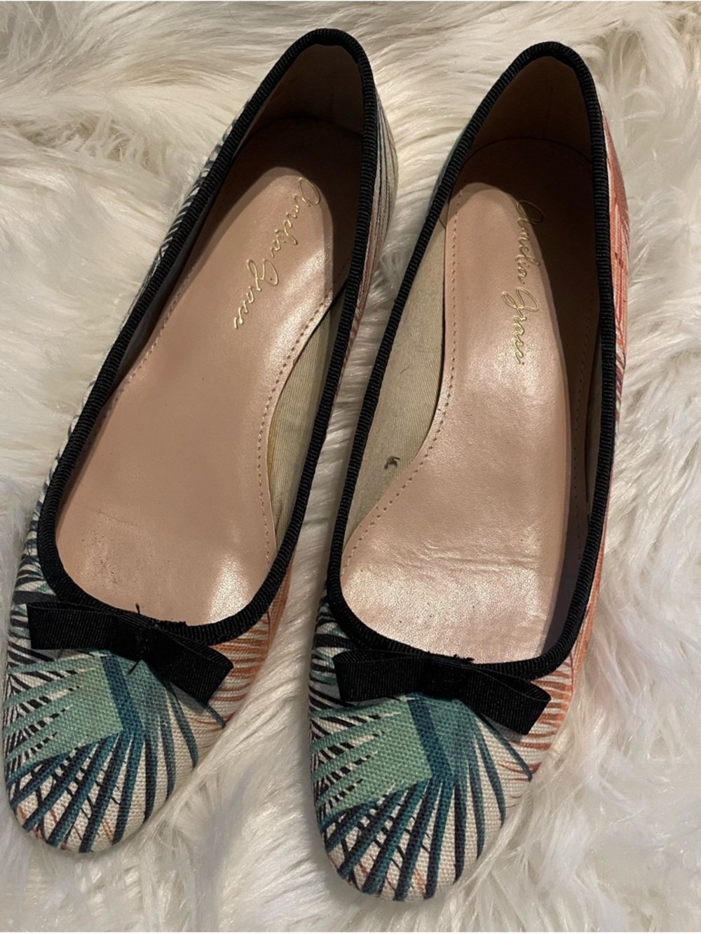 Amelia Grace Floral Flats 8